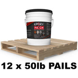 Epoxy Concrete Patching System - 100% Solids, 3 Part Mortar Patching Repair Kit for Concrete, Metal, Wood & More