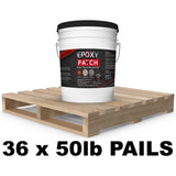 Epoxy Concrete Patching System - 100% Solids, 3 Part Mortar Patching Repair Kit for Concrete, Metal, Wood & More