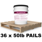 Low Temperature Polyester Concrete Patching System - Cold Weather Polyester Mortar Mix, 100% Solids, 2 Part Mortar Patching Repair Kit for Concrete, Metal, Wood & More