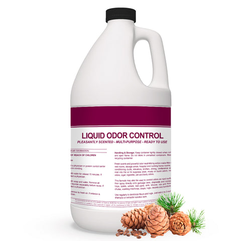 Liquid Odor Control - Deodorizer, Odor Eliminator, Pleasantly Scented, Multi-Purpose, Ready To Use, Vanilla, Pine, Orange, Cherry, Mint