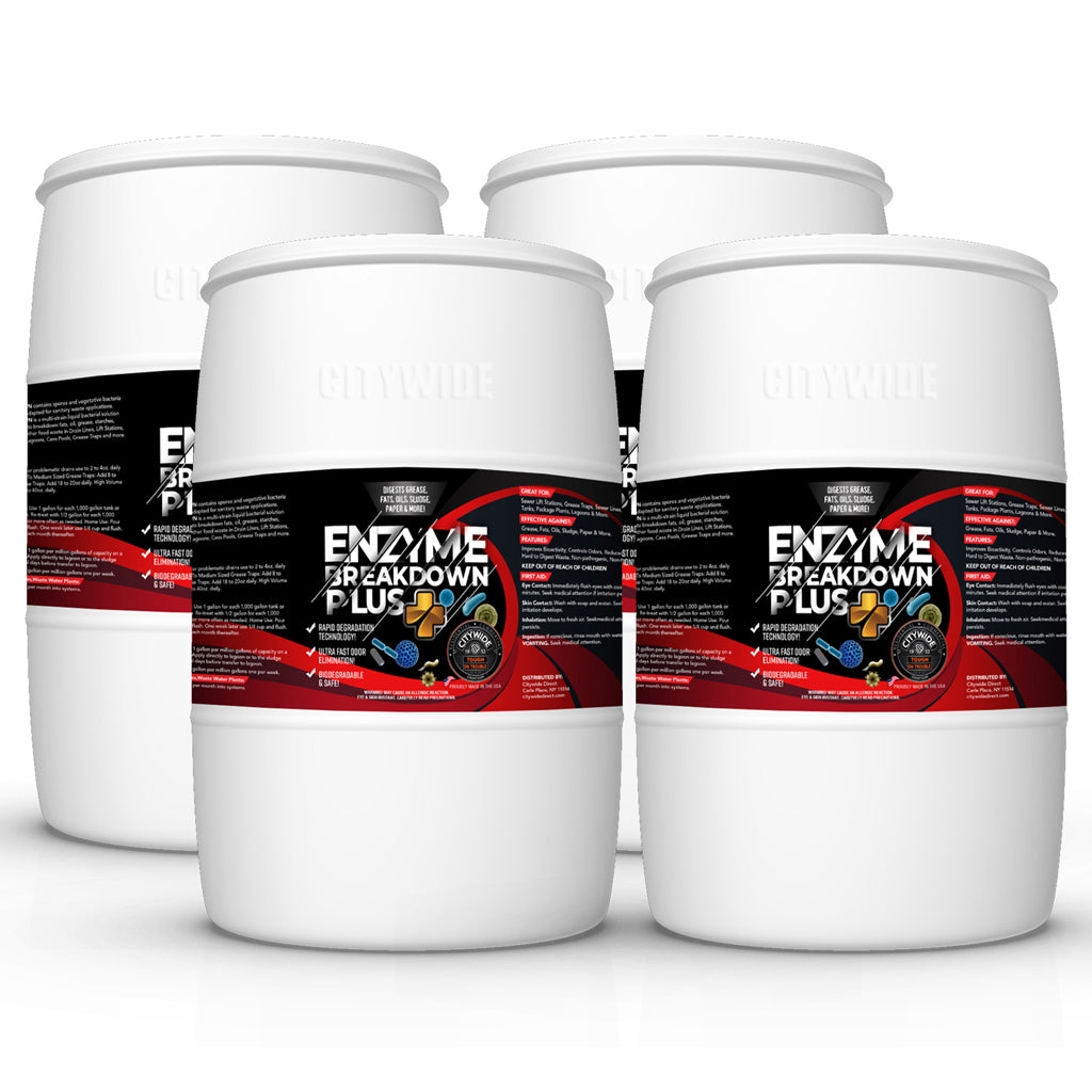Breakdown Cleaner Label Liquid Enzyme Drain Cleaner | Grease Trap & Septic Cleaner – Citywide ...
