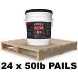 Epoxy Concrete Patching System - 100% Solids, 3 Part Mortar Patching Repair Kit for Concrete, Metal, Wood & More