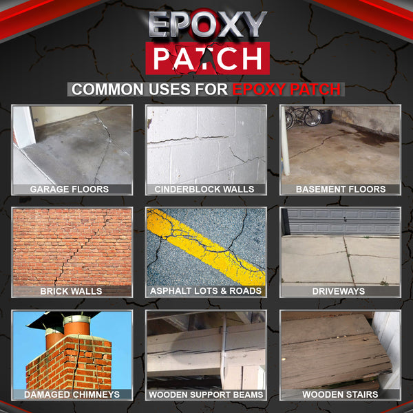 Epoxy Floor Patching System - 3 Part Mortar Patching Kit for Concrete ...