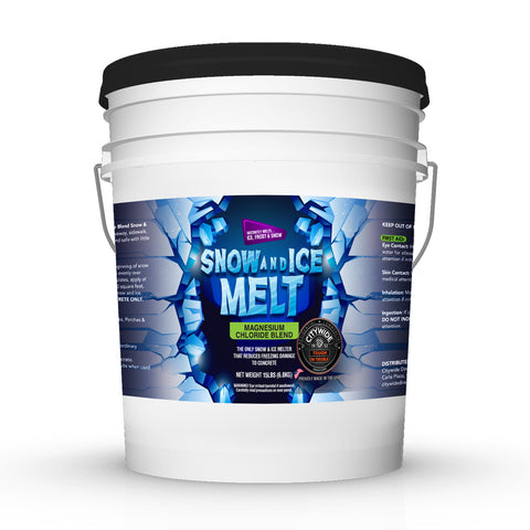 Magnesium Chloride Blend - Snow & Ice Melt, Hygroscopic Formula, Pet Friendly, Environmentally Friendly, Fast Acting