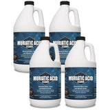 Muriatic Acid Cleaner - Dissolves Rust, Lime, Minerals, Scale, Carbonates and More! (HAZ)
