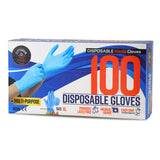 Blue Nitrile Gloves (5 Mil) - Medical Nitrile, Powder Free, Latex Free
