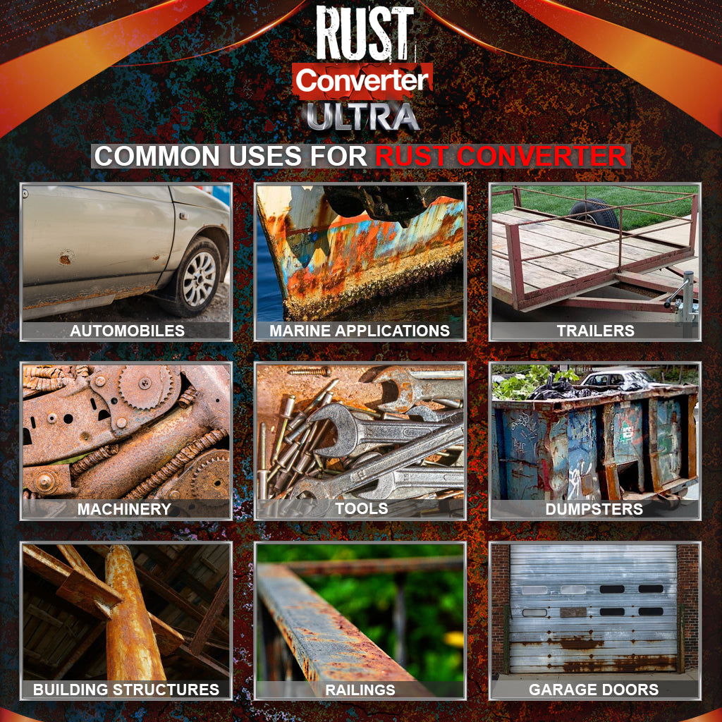 Rust Converter Ultra - Rust Repair, Halts Existing Rust, Stops Rust, P ...