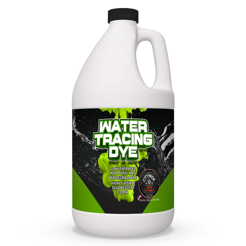 Water Tracing Dye - Leak Detection, Fluorescent Green 1 Gallon